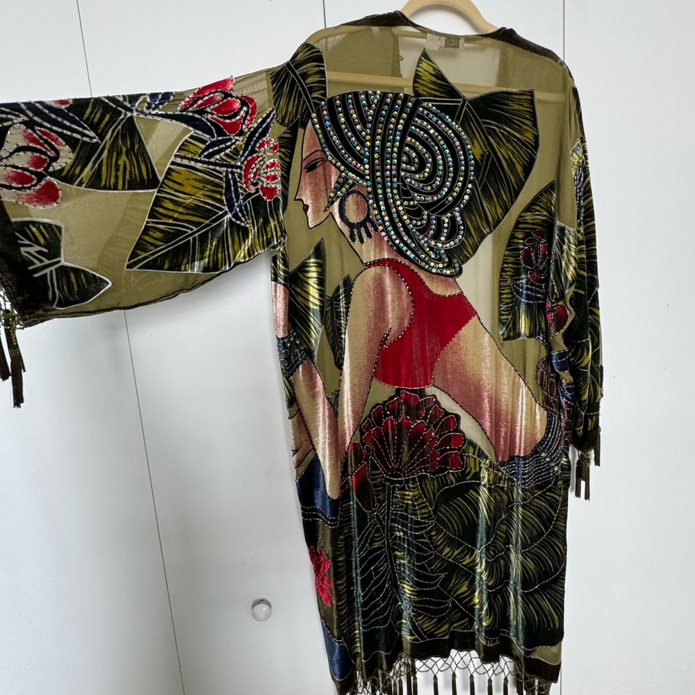 Chico's Embellished Kimono